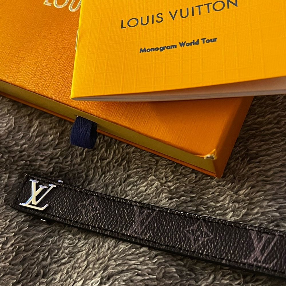 Louis Vuitton Black Monogram Bracelet